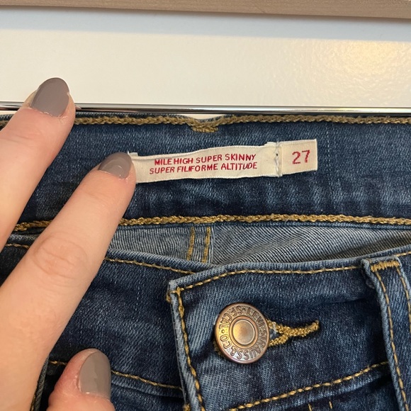 Levi’s Mile High Super Skinny - Picture 2 of 5